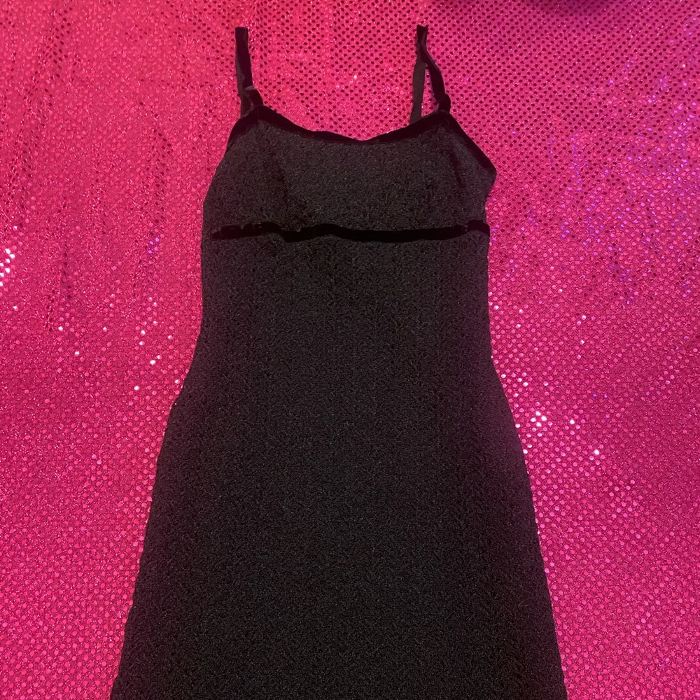 90’s stretchy milkmaid knit dress from mica